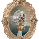 Kukula, "Petite Pendule Fig. 53", oil on panel, 9 x 13 inches, 15 x 21 inches framed, SOLD