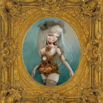 Kukula, "Pendule A Musique Fig. 97", oil on panel, 20 x 22 inches, 31.5 x 35 inches, SOLD