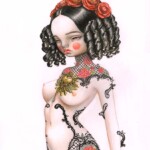 Kukula, Sicille, ink and colored pencil on paper, 16 x 20 inches, $1,900