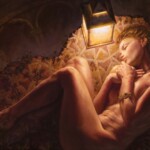 Michael C. Hayes, The Dark Night of the Soul, oil on board, 30 x 20 inches, 37 x 27 inches framed, $5,000
Musical Inspiration: "The Dark Night of the Soul" by Loreena McKennit