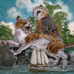 Erich J. Moffitt, Summer Serenade, acrylic on panel, 8 x 10 inches, 14.75 x 12.75 inches framed, $400