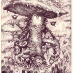 Stan Manoukian, Autumn, permanent pen and pencil, 11.6 x 16 inches, 13 x 19 inches framed, $1420