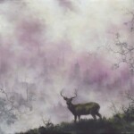 Brian Mashburn, Fall, oil on linen, 10 x 10 inches, 11 x 11 inches framed, $800