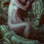 Michael C. Hayes, Accursed, oil on panel, 18 x 30 inches, $4,500