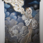 Kukula, The Creator, woven Egyptian cotton, Artists Proof, 38.5 x 52.5 inches, $1,800