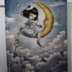 Kukula, Key of Dreaming, woven Egyptian cotton, Artists Proof, 25.5 x 32.5 inches, $900