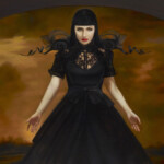 Gianni Monteleone, Black Garden, oil on panel, 35.5 x 23.5 inches, 44.25 x 32.25 inches framed, $11,000