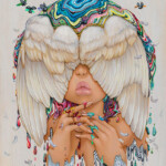 Camilla d’Errico, “Angelica”, oil on wood, 11 x 14 inches,14.25 x 17.25 inches framed, $3400