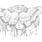 Camilla d’Errico, "Bizarro ", graphite, colored pencil, pen & ink, 5 x 7 inches, 9 x 7 inches framed, $250