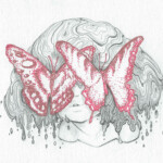 Camilla d’Errico, "Charon's Obol”, graphite, colored pencil, pen & ink, 5 x 7 inches, 9 x 7 inches framed, $250