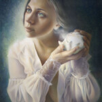 Erica Calardo, "Song of the Sea”, oil on canvas, 15 x 19 inches 20.5 x 25 inches framed, $1200