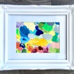 Camilla d’Errico, Untitled (Mess), oil on palette paper, 8 x 10 inches, 9.5 x 11.5 inches framed, $100