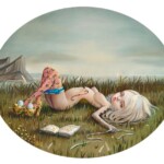 "Melancholia - Walk With Me", oil on panel, 20 x 24 inches, 32 x 36 x 5 inches framed, $12,500 (SOLD)