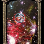 JoKa, “Stargaze”, acrylic on board, 4 x 6 inches, $333