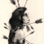 Susannah Kelly, "Memory", Graphite on Paper, Size: 5" x 7" (framed 7" x 9") Price: $285 (All Three: $800)