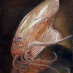 Gianni Monteleone, The Admiral, oil, 4 x 6 inches framed, $600
