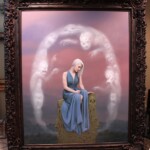 Matt Dangler, “The Demon Cycle”, oil on linen, 60 x 48 inches, 75 x 60 inches in hand painted frame, $24,000 (framed)
