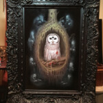 Matt Dangler, "The Inner Calling”, oil on panel, 36 x 24 inches, 51 x 39 inches in hand painted frame, $10,000 (framed)