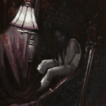 Nadezda, “Rituals”, oil on panel, 8 x 8 inches, $534 (Historical Reference: Poetry by Anna Akhmatova)