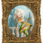 Kukula, "Keylime Parfait”, oil on panel, 12 x 16 inches, 18.5 x 20 x 3.5 inches framed, $8,500 (framed)