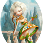 Kukula, "Keylime Parfait”, oil on panel, 12 x 16 inches, 18.5 x 20 x 3.5 inches framed, $8,500