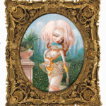 Kukula, "Strawberry Meringue", oil on panel, 12 x 16 inches (artwork size), 18.5 x 20 x 3.5 inches framed, $8,500 (framed)