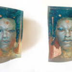 Marc Scheff, “God is Change”, resin, gold lead, mixed media, 5 x 7 x 4 inches, $500 | Mythological Inspiration: Octavia Butler's Parable of the Talents / Parable of the Sower series