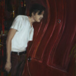 Nadezda, “The Warp”, oil on panel, 8 x 8 inches, $520 | Mythological Inspiration: Kashchei the Immortal