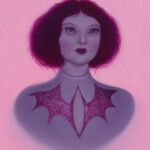 Syd Bee, “Alida”, oil on wood, 12 x 16 inches, $950