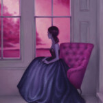 Syd Bee, "Aubade”, oil on wood, 16 x 20 inches, $1200