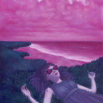 Syd Bee, “Breathing Spell”, oil on wood, 16 x 20 inches, $1200