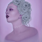 Syd Bee, “Entanglement”, oil on wood, 12 x 16 inches, $950