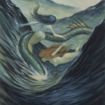 Glenn Barr, "Out in the Deep", acrylic on cradled wood panel, 24 x 20 inches, $4200