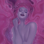 Syd Bee, “Inrush”, oil on wood, 12 x 16 inches, $950