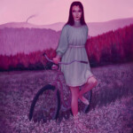 Syd Bee, “Solivagant”, oil on wood, 16 x 20 inches, $1200