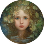 Annie Stegg Gerard, "Ambiguous Thought", oil on canvas, 8 x 8 inches, $3,000