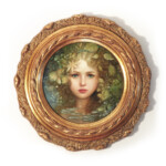 Annie Stegg Gerard, "Ambiguous Thought", oil on canvas, 8 x 8 inches, $3,000