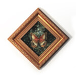 Annie Stegg Gerard, "Amber", oil on canvas, 6 x 6 inches, $750
