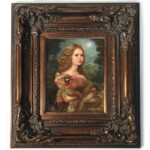 Annie Stegg Gerard, "Gathering Doubt", oil on canvas, 10 x 8 inches, $3,000