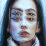 Alex Garant, "Hiatus", oil on birch panel, 12 x 9 inches, $550
