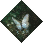 Annie Stegg Gerard, "Pearl", oil on canvas, 6 x 6 inches, $750