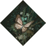 Annie Stegg Gerard, "Rose", oil on canvas, 6 x 6 inches, $750