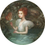 Annie Stegg Gerard, "Secrets Kept", oil on canvas, 12 x 12 inches, $4,800