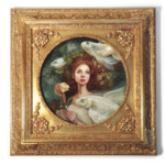 Annie Stegg Gerard, "Sleeping Wishes", oil on canvas, 12 x 12 inches, $4,600