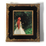Annie Stegg Gerarg, "The Lighted Path", oil on canvas, 10 x 8 inches, $3,000