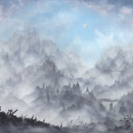 Brian Mashburn, "Cormorants," oil on canvas, 20 x 24 inches, $2,800