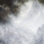 Brian Mashburn, "Wolf," oil on canvas, 19 x 11 inches, $1,600
