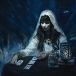 Nadezda, "Etude With Major Arcana", oil on panel, 10 x 13 inches, $950