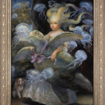 Omar Rayyan, "Jellies", oil on panel, 18x24 inches, $14,000