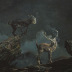Adam Burke, "Capri Noctis", acrylic on wood, 12 x 16 inches, $800